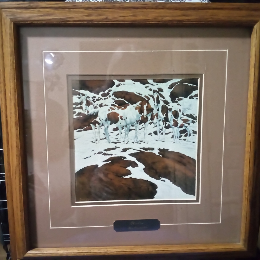 Pinto prints by bev doolittle one of the thousand